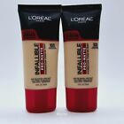 Lot Of 2 L'oreal Infallible Pro-Matte Foundation 24 Hr 103 Natural Buff