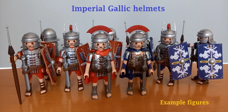 Imperial Gallic helmet Roman Römer casco Romain helme PLAYMOBIL compatible