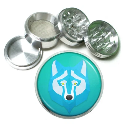Ice Wolf Em1 Aluminum Grinder 63mm 4 Piece Hand Mueller  - Image 1 of 4