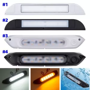 Dual LED Bug Awning Light 255mm/287mm 12V Waterproof Caravan RV Exterior Lamp AU - Picture 1 of 29