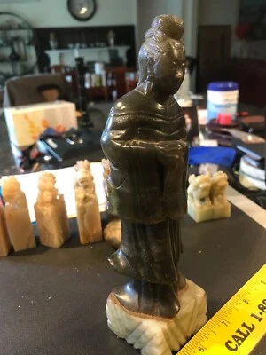 Chinese shoushan stone  寿山艾叶绿冻石 - Изображение 1 из 3