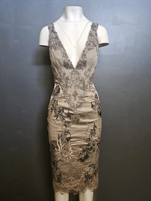 💥IMPRESIONANTE VESTIDO DE CÓCTEL MANDALAY Noche Julian Joyce Embellecido HAZE 4  Foto 1 de 4