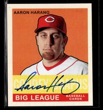 2007 Upper Deck Goudey Goudey Graphs #GG-AH Aaron Harang AUTO