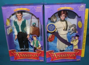 Bambole ANASTASIA & DIMITRI: Insieme a Parigi - Galoob film vintage - Foto 1 di 10