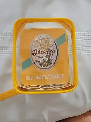 Estuche de viaje transparente Sol De Janeiro Bum Bum  Foto 1 de 3