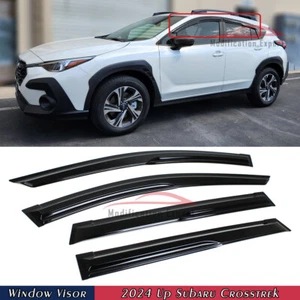 For 2024-2025 Subaru Crosstrek XV 3D Wavy Mugen Style Window Visors Rain Guards - Foto 1 di 5