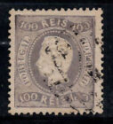 Portogallo 1867 Mi. 31 Usato 100% Re Luigi, 100 R