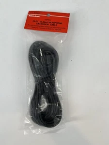 Cable de extensión de auriculares Realistic Radio Shack 42-2462 mini conector de 20 pies 1/8" - Imagen 1 de 4