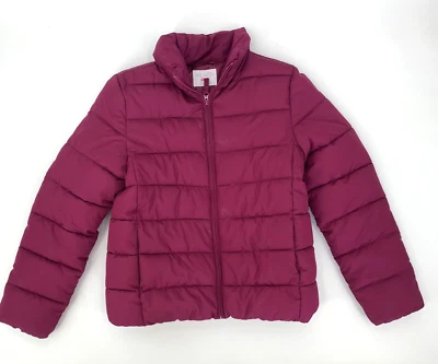 Chaqueta de invierno acolchada con cremallera borgoña para niños talla XXL (16) Foto 1 de 4
