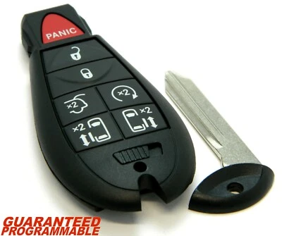 OEM 2008 - 2020 DODGE GRAND CARAVAN 7 BUTTON REMOTE START KEY FOB FOBIK 56046709 Foto 1 de 4