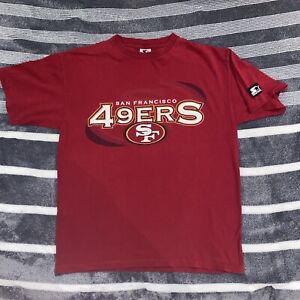 Vintage 90s San Francisco 49ers Starter  T Shirt Logo Size M - USA Vtg NFL