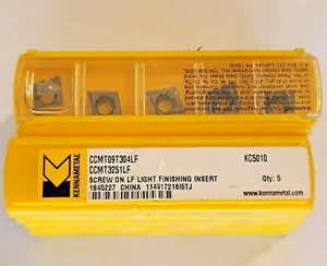 CCMT 32,51 LF KC5010 KENNAMETAL *** 10 EINSÄTZE *** WERKSEITIG PACK *** - Bild 1 von 1