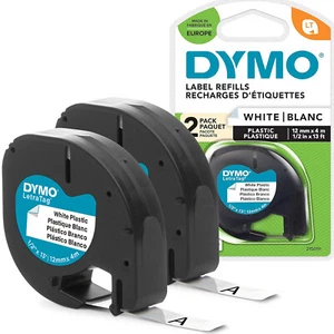 LOT DE 2 - Recharge cassette DYMO letratag LT - NEUF - JAMAIS OUVERT - - Photo 1/3