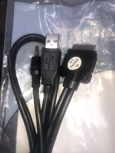 Kenwood KCA-iP22F Video Cable with Front USB for iPod - Picture 1 of 3
