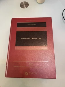 Constitutional Law (Aspen Casebooks) by Chemerinsky, Erwin 7th Edition - Picture 1 of 4