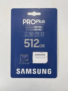 Samsung - Pro Plus 512 GB microSDXC Memory Card - Photo 1 sur 2