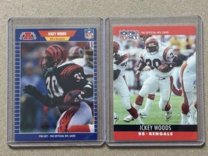 1989 Pro Set Ickey Woods RC #70 1990 Pro Set #66 NM-MT++ EXCELLENT CONDITION - Picture 1 of 2