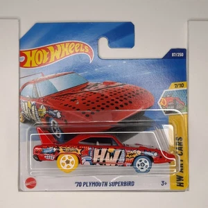 Hot Wheels Mattel 2025 '70 Plymouth Superbird 87/250 HW Art Cars 7/10 - Foto 1 di 1