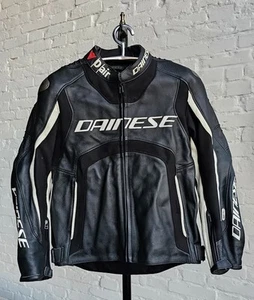 AIRBAG LEATHER JACKET Dainese Misano D-air SIZE 54 TOP! giacca pelle come nuova! - Foto 1 di 6