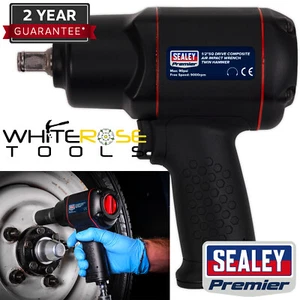 Sealey Air Impact Wrench 1/2"Sq Drive Twin Hammer Premier  - Picture 1 of 12