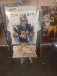 2008 Donruss Gridiron Gear Plates and Patches Torry Holt 45/100 #PP-8 Game Worn - Picture 1 of 2