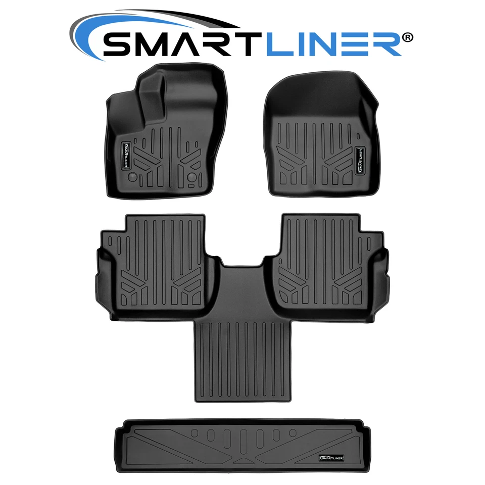 SMARTLINER Custom Fit Floor Mats Cargo Liner 2016 Transit Connect Bucket Seats Foto 1 de 4
