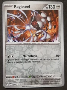 REGISTEEL 125/191 Reverse Holo in Italiano POKEMON SSP Scintille Folgoranti - Foto 1 di 1