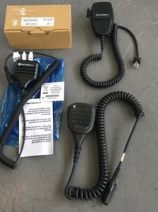 3 Motorola Microphones HKLN4606A Hmn3596a Pmmn4071al - Zdjęcie 1 z 1