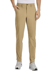 CRZ YOGA Men's Casual Pants Quick Dry Lightweight Casual Size 36 Waist - Tan NWT - Picture 1 of 6