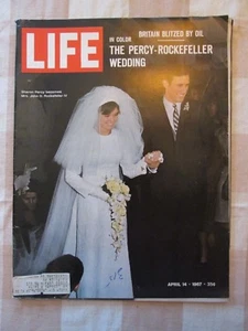 Life Magazine April 14 1967 The Percy-Rockefeller Wedding - Picture 1 of 4