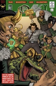 LOKI Print 11x17 Pin-Up MARVEL COMICS MCU AVENGERS SIGNED 2025 SALE! - Picture 1 of 3