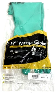 Par de guantes para lavar platos de nitrilo grandes de 19" San Jamar 19NU-L precio de venta sugerido por el fabricante 36 USD - Imagen 1 de 5