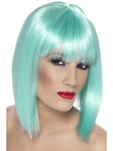 Glam Perücke, Neon Aqua - Bild 1 von 1