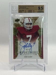 2014 Exquisite Collection Impressions John Elway Auto #EJ-JE /10 BGS 9.5/10 - Picture 1 of 4