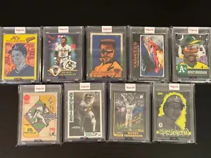 (9) DIF 2021 Topps Project 70 Rickey Henderson Lot, all sealed MINT, *SEWALL* - Bild 1 von 6