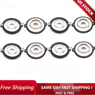 8X Titanium Diaphragm 37.5mm FOR PRV Audio TW600Ti PRV-RPTW700Ti Driver 8 Ohms