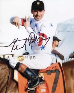 Kent Desormeaux Signed Autograph 8x10 Photo - Triple Crown Winning Horse Jockey - Picture 1 of 4