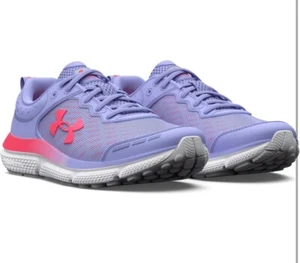 Under Armour Big Girls UA Sneakers Scarpe da Corsa Viola,UA GGS Assert 10 Taglia:4Y - Foto 1 di 5