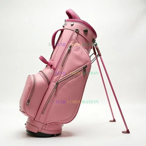 Luxury Golf Stand Bag 14-Way Lightweight Full-Length Dividers & Stand Pink bag - Picture 1 of 2