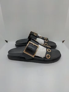 New Chinese Laundry Rozalla Smooth Women's Slide Black Sz 8 - Picture 1 of 12