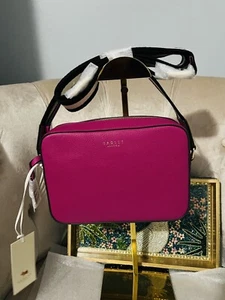 Radley London Women's Mini Small Zip Top Crossbody Bag Pink Purse X body New - Picture 1 of 8