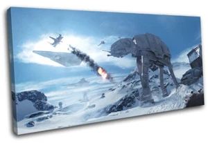 Star Wars Battlefront AT-AT Juegos ARTE DE PARED DE LIENZO ÚNICO Impresión de imágenes - Imagen 1 de 1