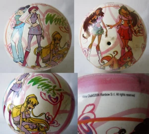 RARE 2006 WINX CLUB RUBBER BALL INFLATABLE RAINBOW SMOBY SPAIN NEW NOS ! - Picture 1 of 7