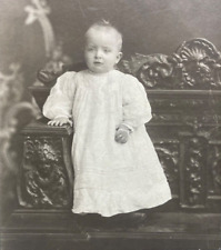 Victorian Antique Cabinet Card Photo of an Infant Baby Child