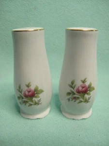 Traditions Fine China Johann Haviland Moos Rosegoldrand Salz & Pfefferstreuer - Bild 1 von 12
