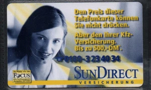 TKL049 - Telefonkarte R 11 08.98 SUN Direkt Versicherung, Auflage 150.000, leer - Bild 1 von 2