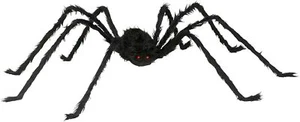 Halloween Big Black Scary 30in Spider Spooky Haunted Home Yard Porch Party Decor - Picture 1 of 3