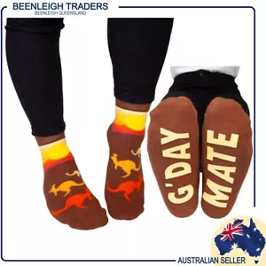 Unisex Socks G'DAY MATE By Feet Speak Anti Slip Soles Designed In Australia - Bild 1 von 11