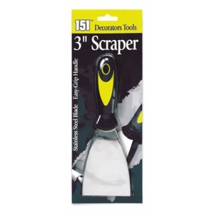 3” Decorators Tool Stainless Steel Blade Easy Grip Handle - Picture 1 of 1