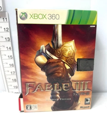 Fable 3 Limited Edition Xbox 360 NTSC-J Japan Version CD & Playing Cards Include - Image 1 of 4